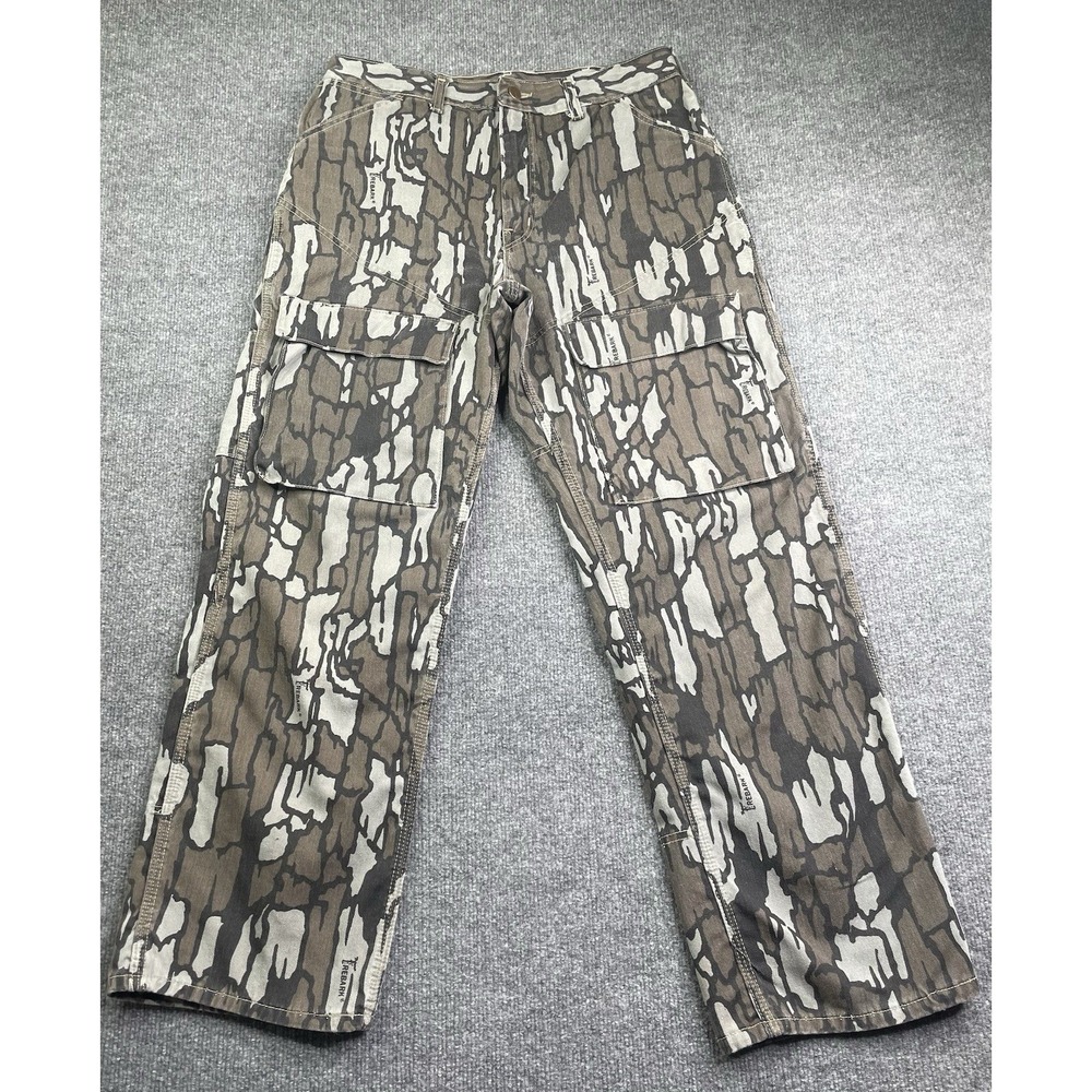 Carhartt‎ Cargo Pants Men's 34x32 Brown Trebark Camo WU359 USA Made